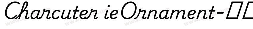 Charcuter ieOrnament字体转换